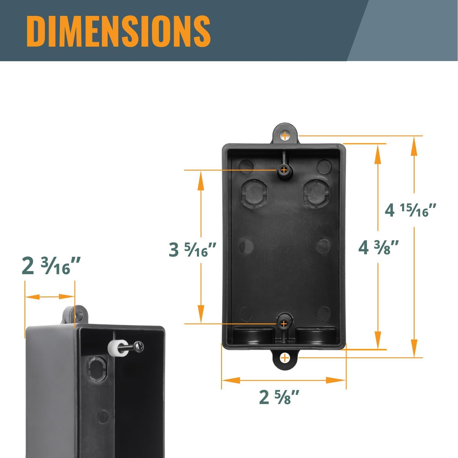 Amazon.com: POWERTEC 71834 Deep Switch Box with Hardware for